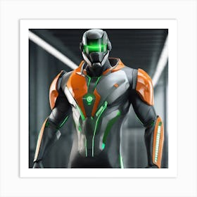 Futuristic Man 28 Art Print