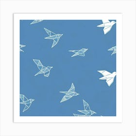 Origami Birds 15 Art Print