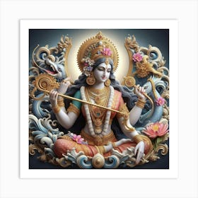 Hindu Goddess 5 Art Print