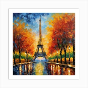 Eiffel Tower 4 Art Print