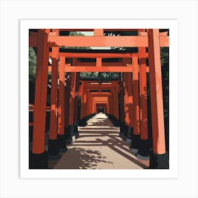 Fushimi Inari 2 Art Print