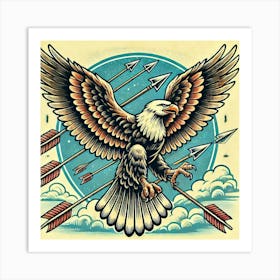 Tattoo Eagle 1 Art Print