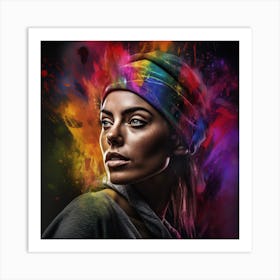 Portrait Of A Woman 12 Art Print