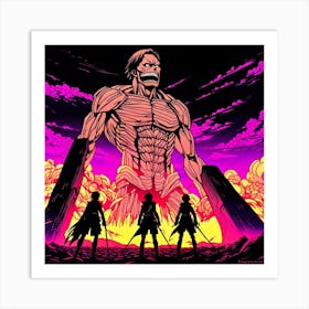 Attack on titan 2 Art Print