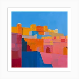 Abstract Travel Collection Jaipur India 4 Art Print