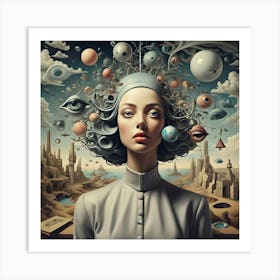 Synthesis Of The Surrealism 1 Art Print
