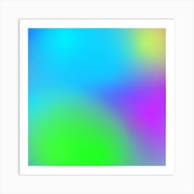 Abstract Blurry Background Art Print