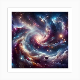 Nebula Art Print