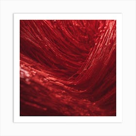 Red - Close Up Art Print