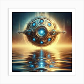 Spaceship 9 Art Print