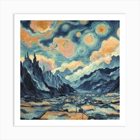 Starry Night Art Print