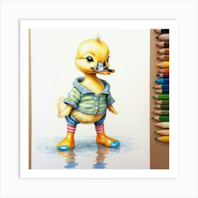 Ducky 39 Art Print