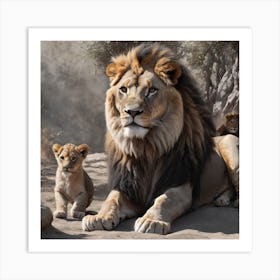 Lion King Art Print