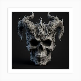 Victorianskull Art Print