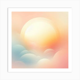 Sunset In The Sky 2 Art Print
