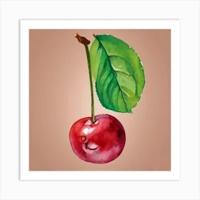 Happy Cherry Art Print