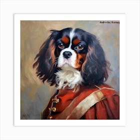 Handsome Cavalier Art Print