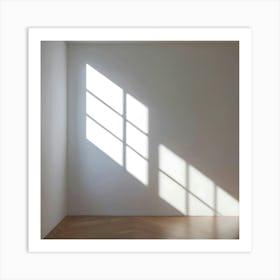 White Room With Windows Art Print