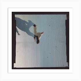 Looking Up Under Bridge Art Print