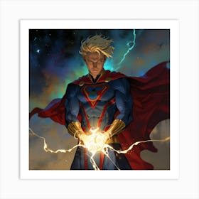 Superman Art Print