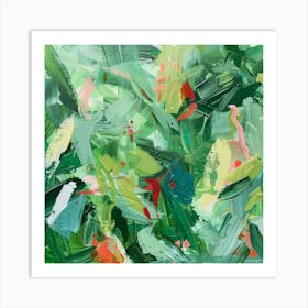 Tropical Abstract Painting 1 Art Print