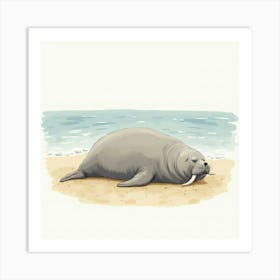 Walrus 2 Art Print