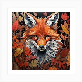 Autumn Fox Art Print