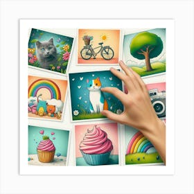 Picture Of Cupcakes Art Print