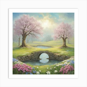 Promise Of Spring Square Art Print 2 Art Print