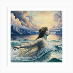 'The Woman In The Water' 1 Art Print