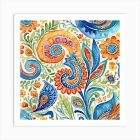 Paisley 5 Art Print