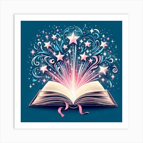 Book Of Magic Art Print