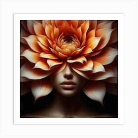 A woman 17 Art Print