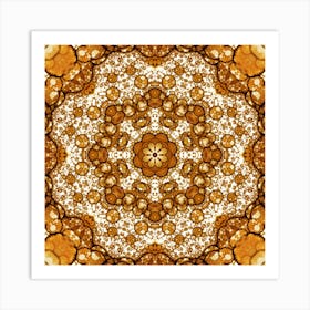 Coffee Mandala Art Print