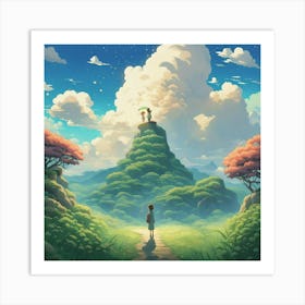 High on the Mountain Art Print