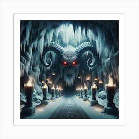 Frozen Nightmares Art Print