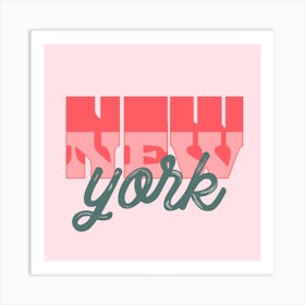 New York Square Art Print