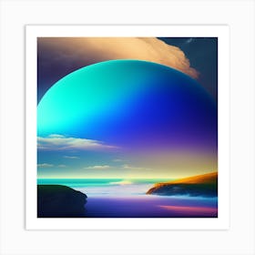 Sky Is Blue Art Print