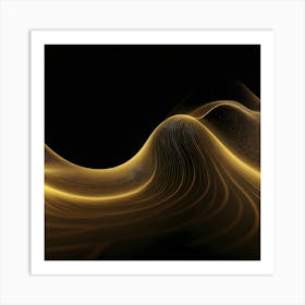 Abstract Wave - Wave Stock Videos & Royalty-Free Footage 3 Art Print