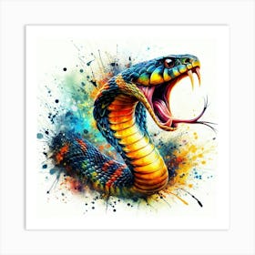 Cobra Painting 1 Art Print