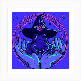 Frog Witch Art Print