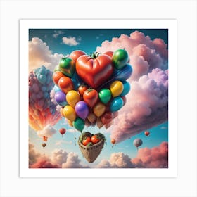 Tomatoes In The Sky Art Print