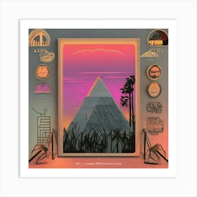 Egyptian Pyramids 1 Art Print