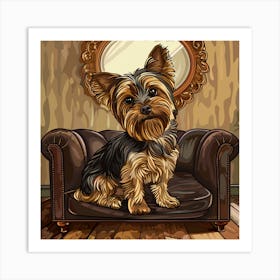Dasher Yorkshire Terrier 3 Art Print
