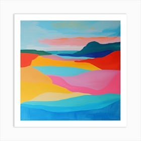 Abstract Travel Collection Turks And Caicos Island 2 Art Print