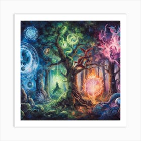 Ethereal Forest 2 Art Print