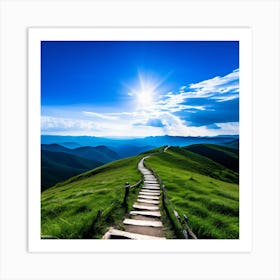 Path To The Mountains Art Print