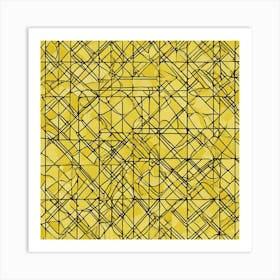 Abstract - Yellow Art Print