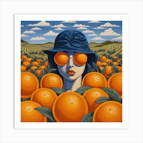 Oranges 2 Art Print