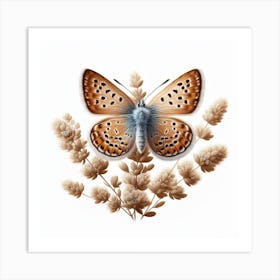 Butterfly of Thymelicus sylvestris 4 Art Print